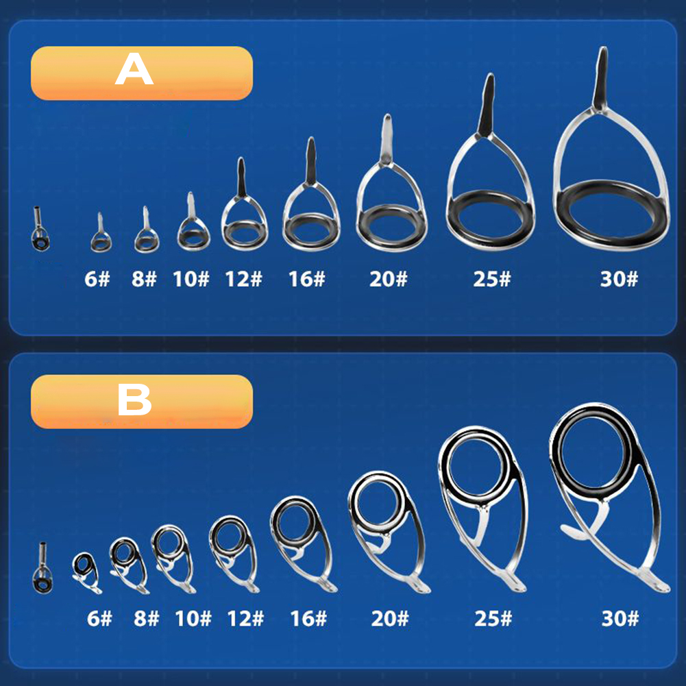 9 adet olta kılavuzu seramik y - Fishing Rod Tip Replacement incelemesi ve fiyatı
